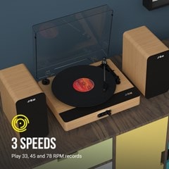 Jam Sound Stream+ Wood Bluetooth Turntable (hmv Exclusive) - 5