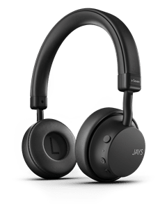 Jays A-Seven Black Bluetooth Headphones - 1