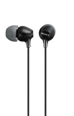 Sony MDREX15 Black Earphones - 1