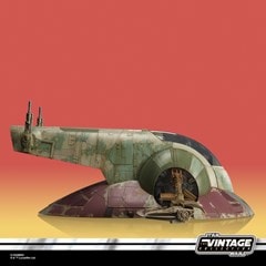 Boba Fett's Starship The Book of Boba Fett Star Wars Vintage Collection Vehicle With Figure & Stand - 16