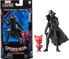 Spider-Man Noir & Spider-Ham (2 Pack) 60th Anniversary Hasbro Marvel Legends Action Figures - 1