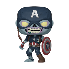Zombie Captain America (941): What If? Pop Vinyl - 1