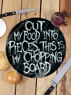Cut My Food Into Pieces, This Is My Chopping Board: Glass Chopping Board - 1