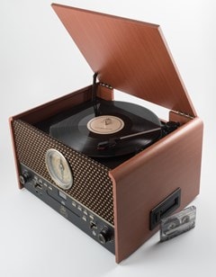GPO Chesterton Wood Turntable With CD, Cassette & Radio - 3