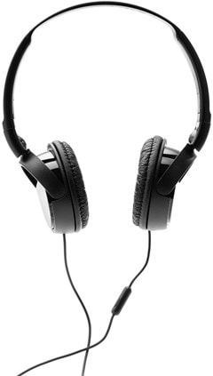 Sony MDRZX110 Black Headphones With Mic - 3