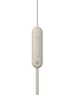 Sony WI-C100 Taupe Bluetooth Earphones - 3
