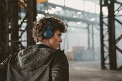 Fresh N Rebel Code ANC Petrol Blue Active Noise Cancelling Bluetooth Headphones - 6