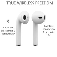 Streetz TWS-0004 White True Wireless Bluetooth Earphones - 5