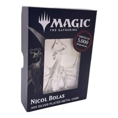 Silver Plated Nicol Bolas Magic The Gathering Limited Edition Collectible - 4