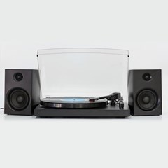 GPO Piccadilly Matte Black Turntable With Speakers (hmv Exclusive) - 2