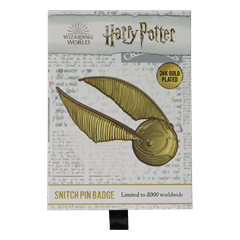24K Gold Plated Oversized Snitch Harry Potter Pin Badge - 5