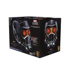 Star-Lord Guardians of the Galaxy Hasbro Marvel Legends Series Premium Electronic Roleplay Helmet - 14