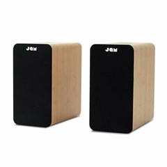 Jam Wood Bluetooth Bookshelf Speakers - 2