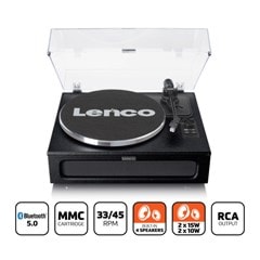 Lenco LS-430BK Black Turntable - 9
