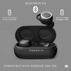 Urbanista Athens Midnight Black True Wireless Bluetooth Earphones - 3
