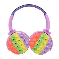 Vybe Stress Buster Purple Kids Headphones - 2