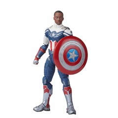Captain America 2-Pack Steve Rogers Sam Wilson Hasbro Marvel Legends Series Action Figures - 12