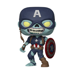 10'' Zombie Captain America (949): What If: hmv Exclusive Pop Vinyl - 1