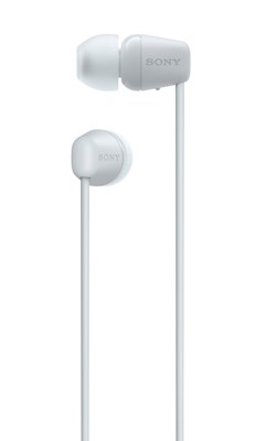 Sony WI-C100 White Bluetooth Earphones - 1