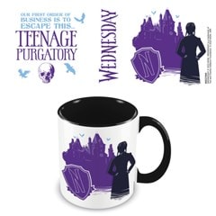 Wednesday Addams Teenage Purgatory Coloured Inner Mug - 1