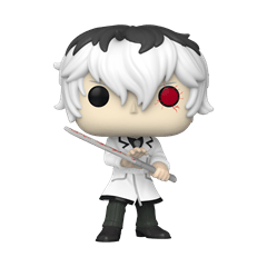 Haise Sasaki In White Outfit (1124) Tokyo Ghoul Re Pop Vinyl - 1