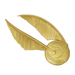 24K Gold Plated Oversized Snitch Harry Potter Pin Badge - 2