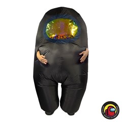 Among Us: Black (Size 1 Adult) Official Inflatable Costume - 2