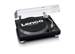 Lenco LS-3809 Black Direct Drive Turntable - 1