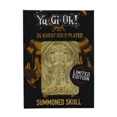 Yu-Gi-Oh! Summoned Skull 24K Gold Plated Ingot Collectible - 2