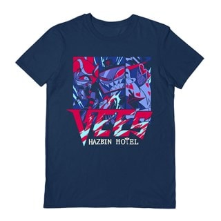 Hazbin Hotel Vees Navy Blue Tee
