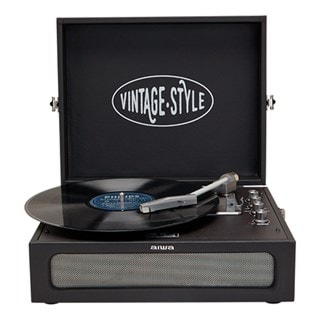 Aiwa Vintage Black Bluetooth Turntable