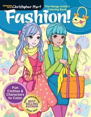 Manga Artists Fashion Colouring Book