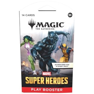 Marvel Super Heroes Sleeved Play Booster Magic The Gathering Trading Cards