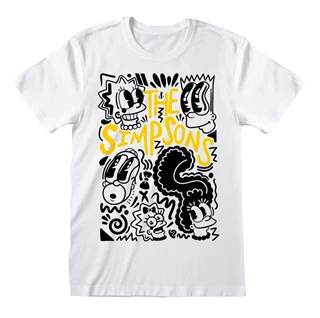 Graffiti Simpsons White Tee
