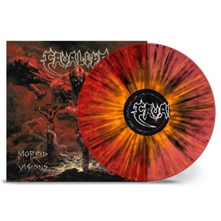 Morbid Visions Limited Transparent Red & Orange Black Splatter Vinyl