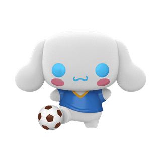 Flocked Cinnamoroll With Soccer Ball 86 Sanrio Limited Edition Funko Pop Vinyl
