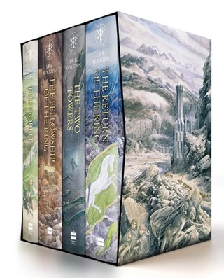 The Hobbit & The Lord of the Rings Illustrated Hardback Boxed Set By J. R. R. Tolkien