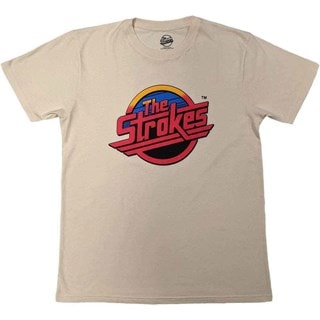 The Strokes Red Logo Natural Tee