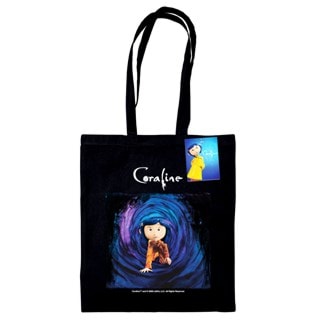 Coraline Tunnel Black Tote Bag