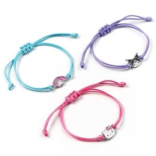 Hello Kitty, Kuromi And My Melody Sanrio Friendship Bracelet Set