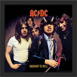 AC/DC Highway To Hell Framed Album Cover Print