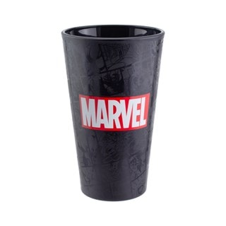 Marvel Logo Glass