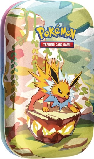 Scarlet & Violet 8.5 Prismatic Evolution Mini Tin Jolteon Pokemon Trading Cards