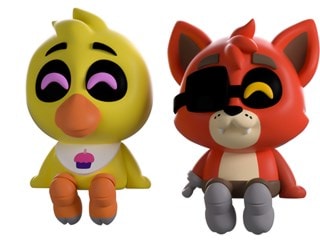 Chica And Foxy Five Nights At Freddy's FNAF Monitor Buddiez Youtooz Figurine