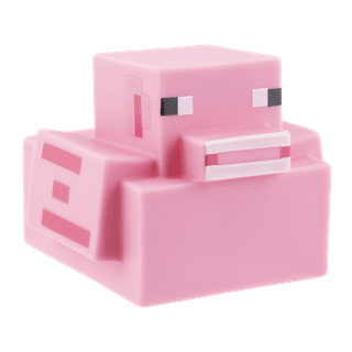 Pig Bath Duck Minecraft Figurine