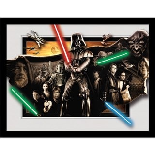 Darth Vader Cloak Star Wars Framed Breakout Collector Print