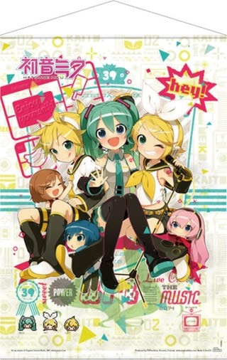Vocaloid Hey Piapro Characters Wall Scroll