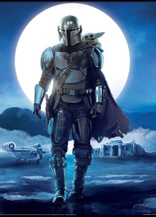 Key Art The Mandalorian & Grogu 30cm x 40cm Art Print
