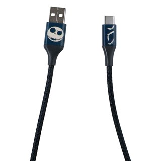 Nightmare Before Christmas Jack Bats USB-C Cable 2M