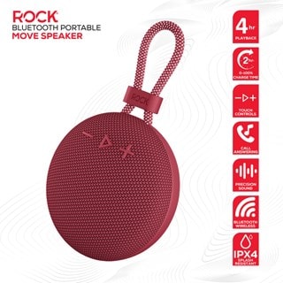 Rock Move Red Bluetooth Speaker